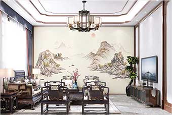 广西森佰汇航空纤维墙咔（巴山蜀水）