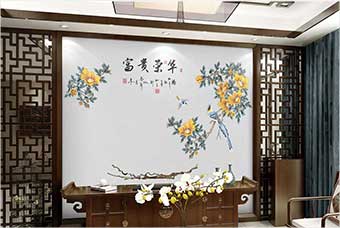 广西森佰汇航空纤维墙咔（富贵荣华）